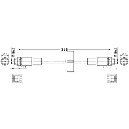 Ate Brake Hose, 331462 331462